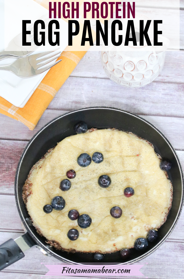 Paleo High Protein Egg Pancake (with video)