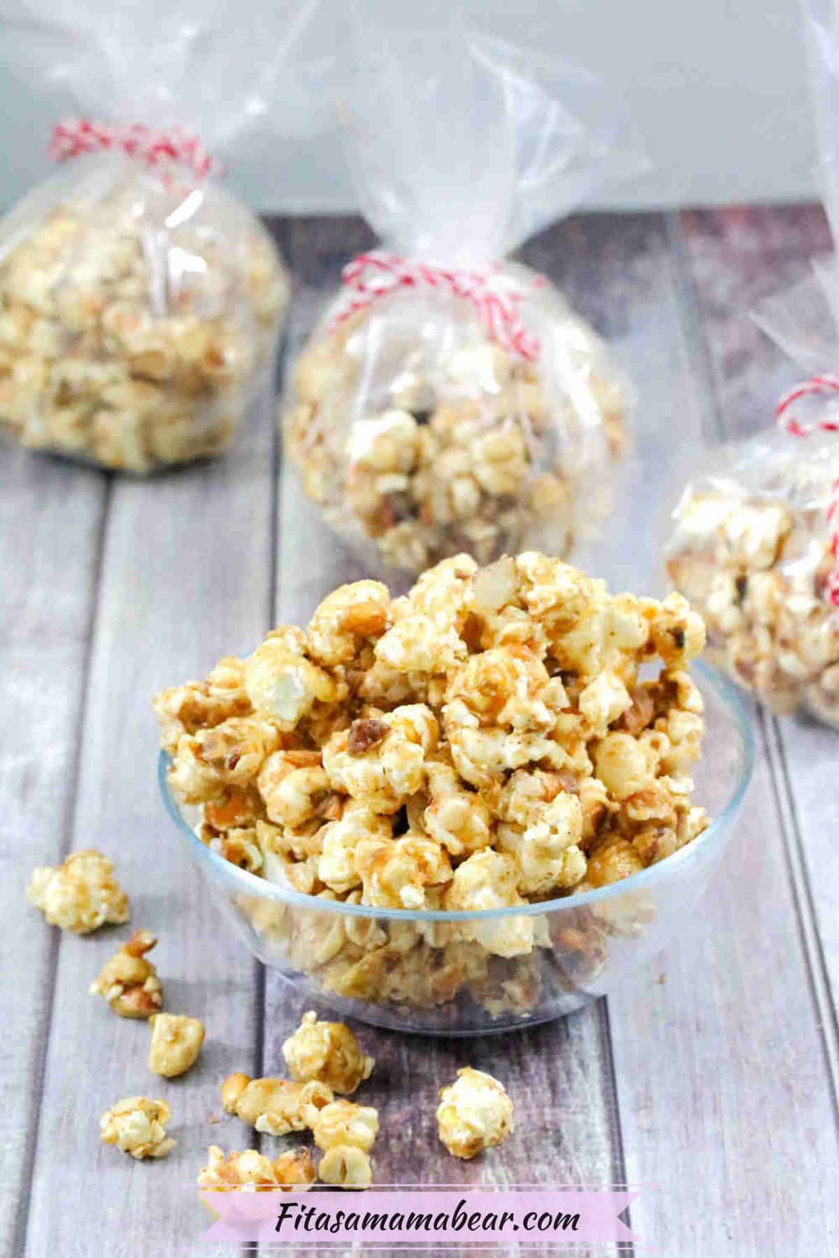 Healthy Caramel Popcorn Recipe Without Corn Syrup (Great Food Gift)