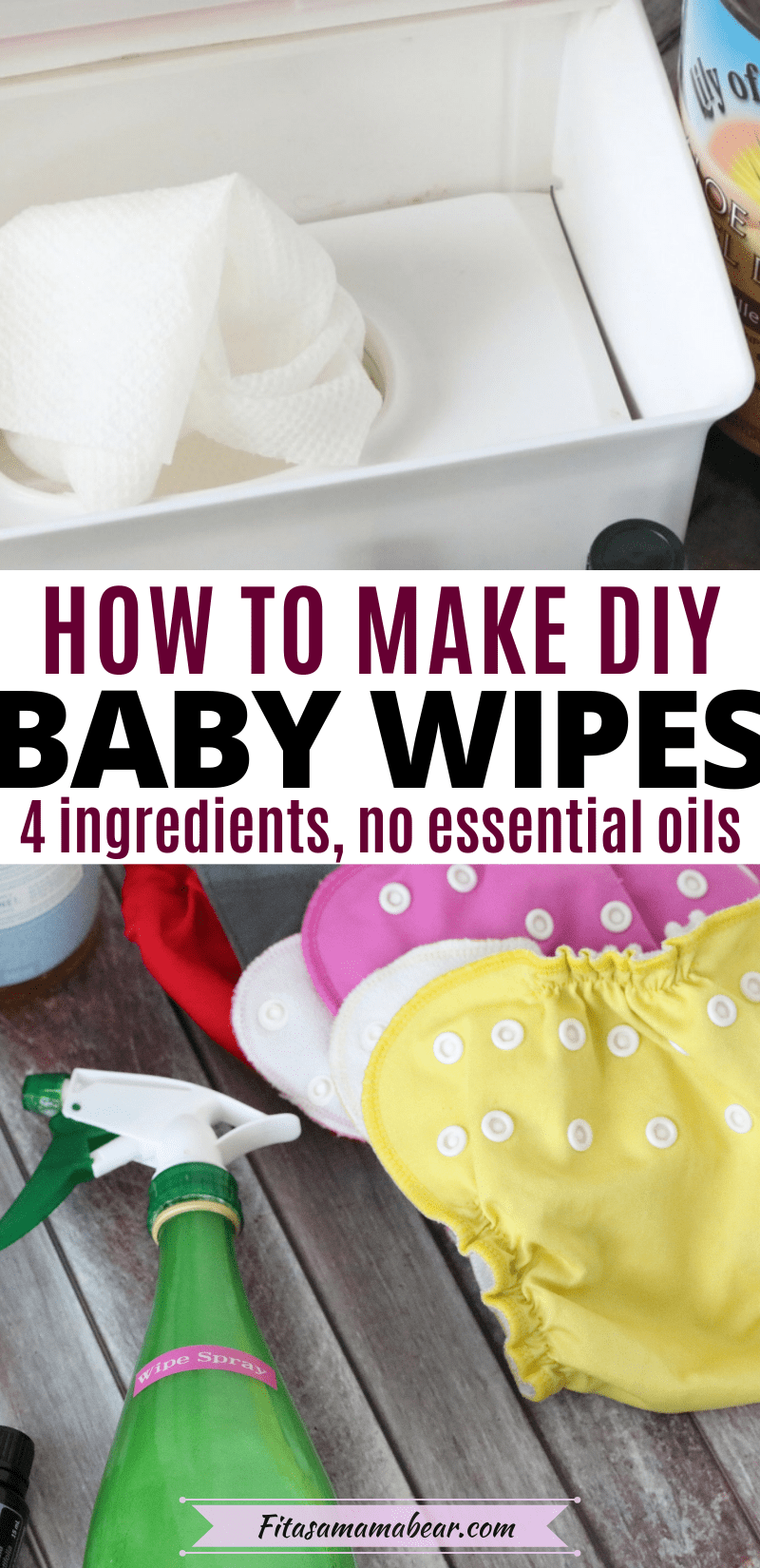 How To Make Homemade Disposable Baby Wipes (with video)