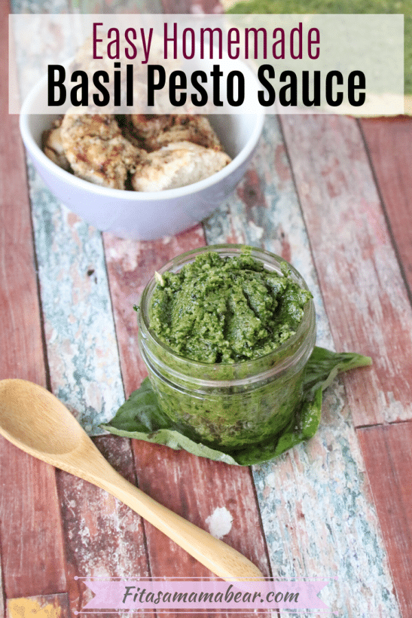 5Minute Vegan Pesto Sauce (No Pine Nuts!) with video