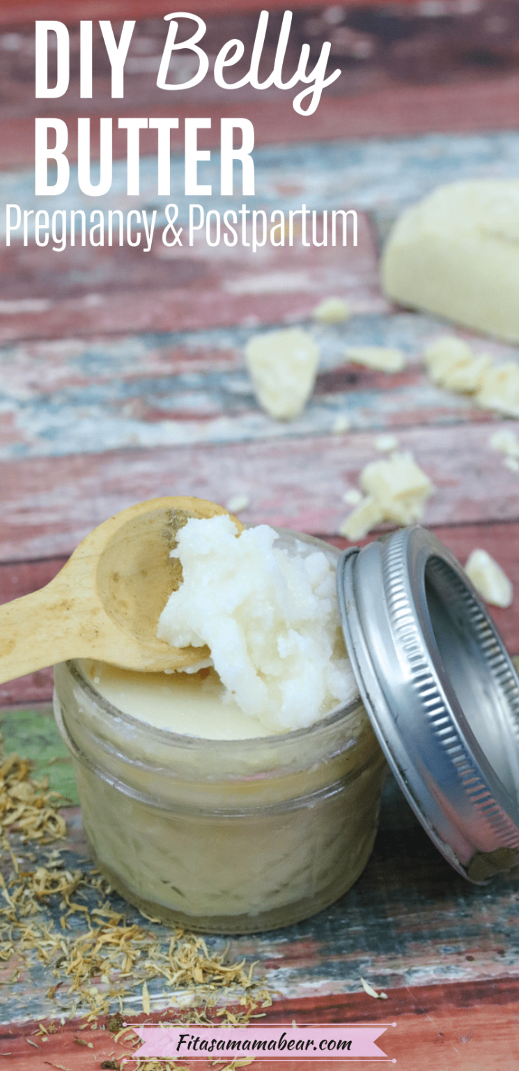 DIY Belly Butter To Prevent Pregnancy Stretch Marks (easy, all natural)