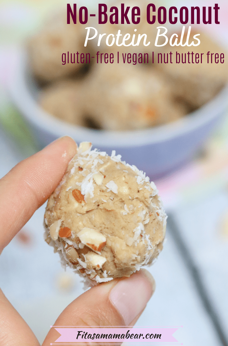 Protein Balls Without Peanut Butter Coconut "Bounce Balls" (Df/GF/V)