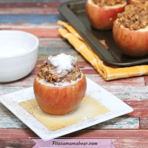 Easy Vegan Baked Apples (Dairyfree, Healthy)
