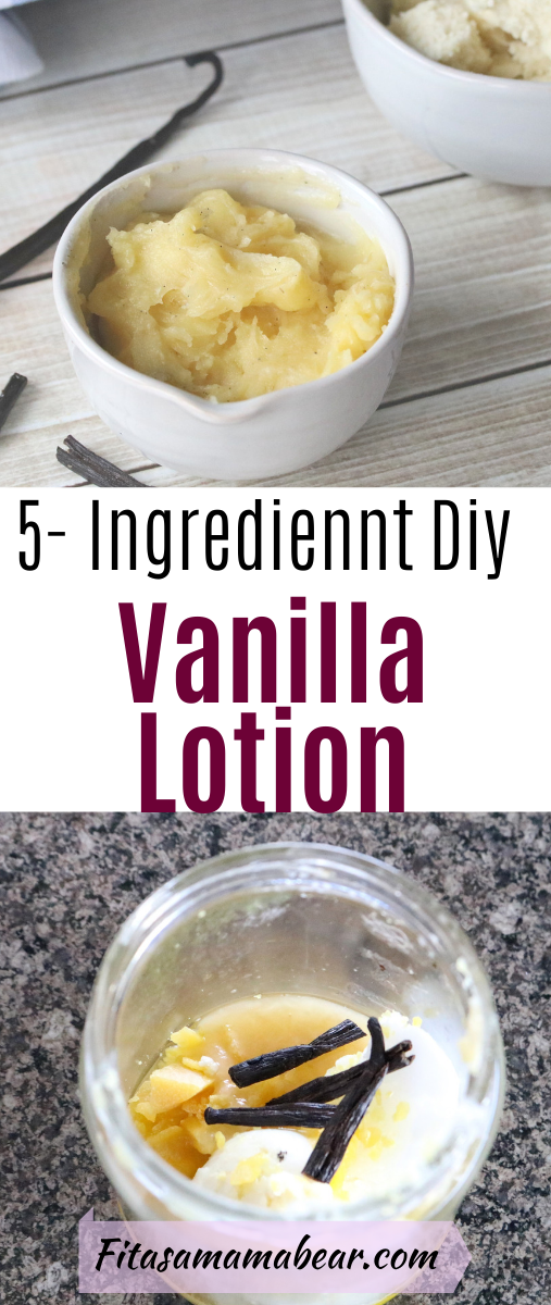 Easy Homemade Vanilla Lotion For Dry Skin
