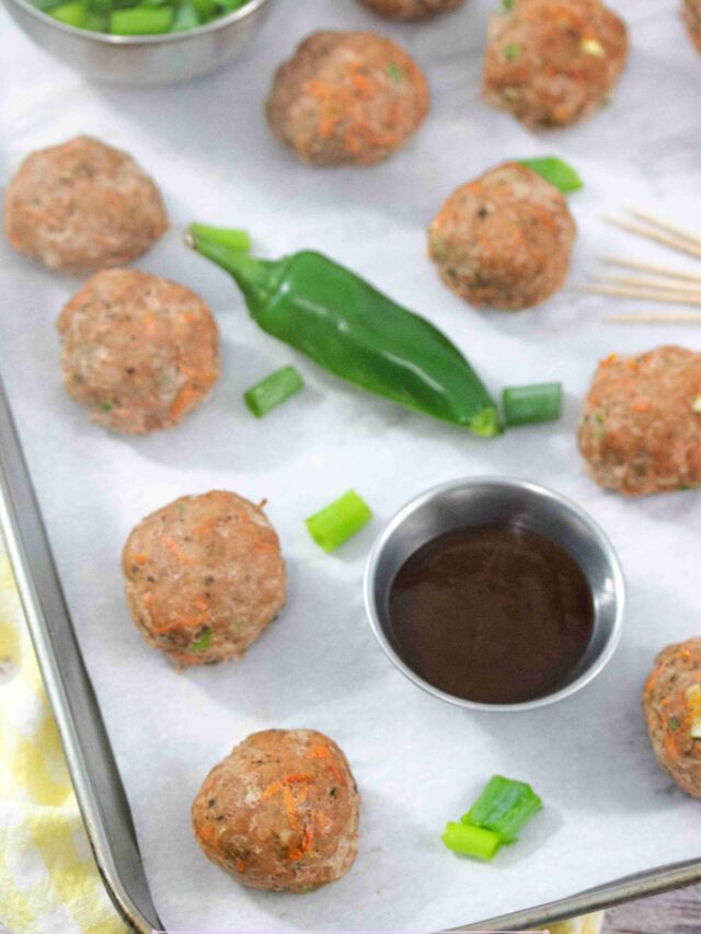 Spicy Turkey Meatballs Fit as a Mama Bear