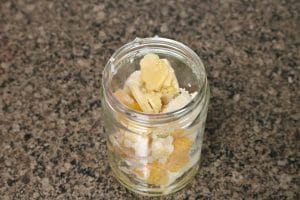 All natural sunscreen recipe in process image