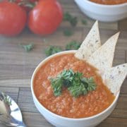 homemade tomato soup, side dish, hearty soup, tomato soup recipe, healthy recipe, clean eating, dairy free, gluten free, celiac, nutrition, weight loss,