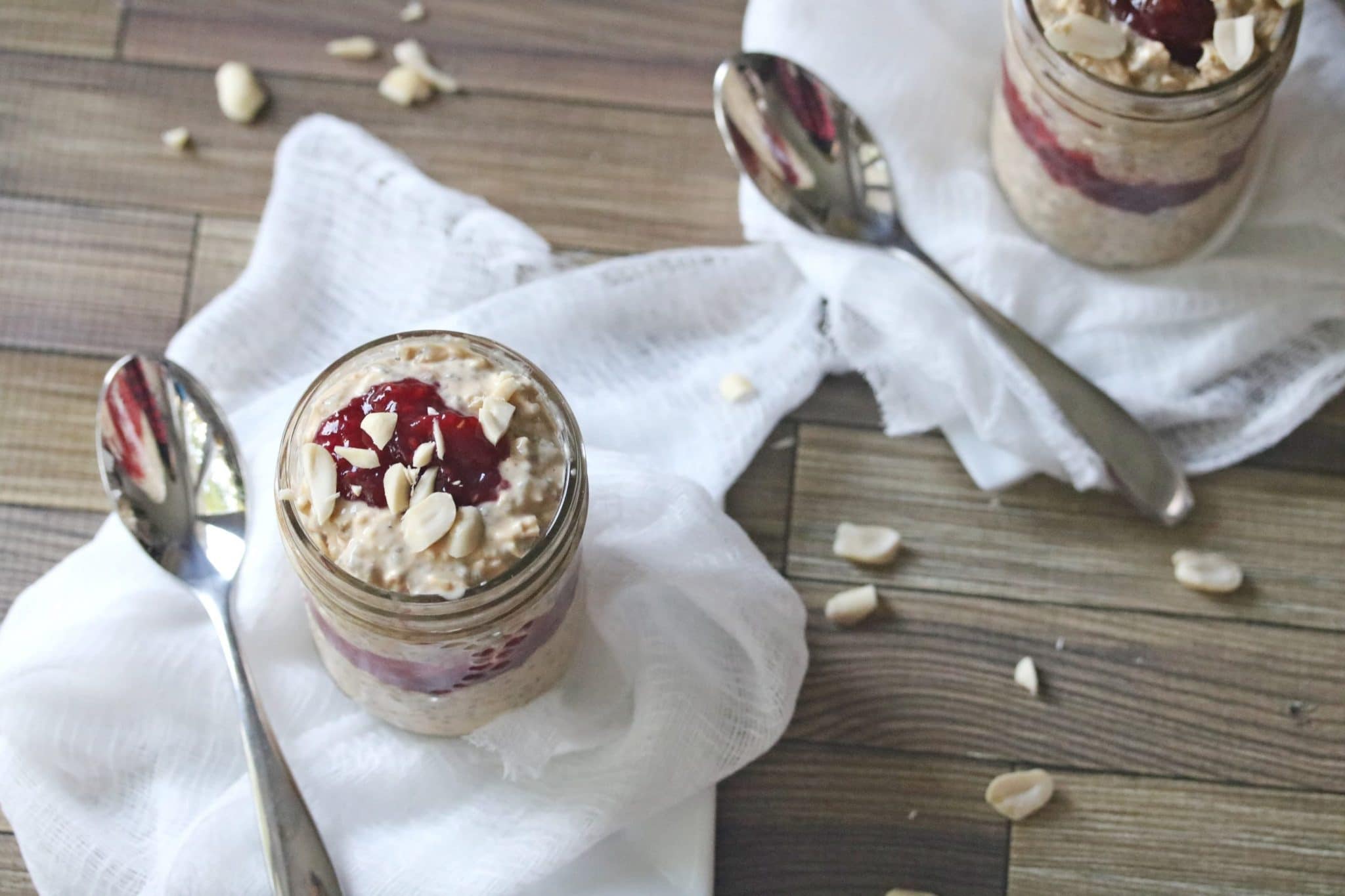 PB&J Overnight Oats