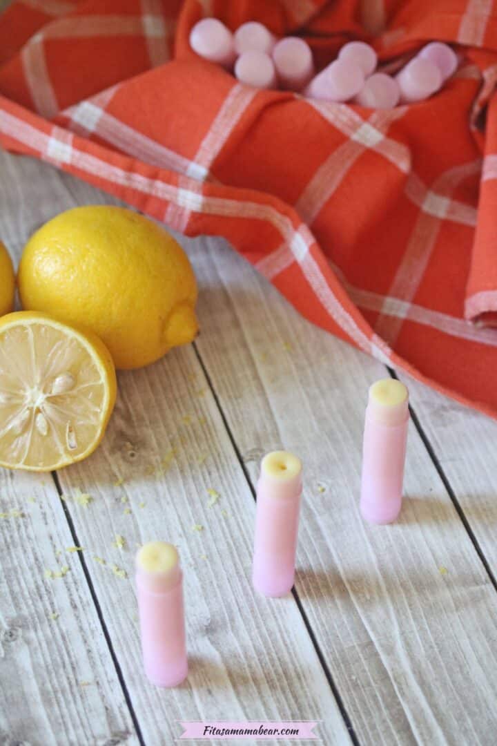 Uplifting, Homemade Lip Chap Recipe With Lavender & Lemon