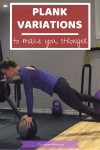 Plank exercise variations