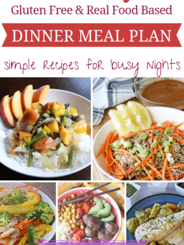 30 day meal p[an simple dinners