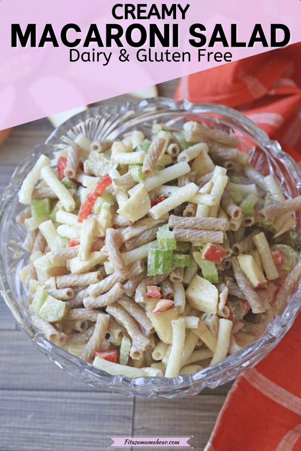 Classic Macaroni Salad Recipe (DairyFree & GlutenFree)