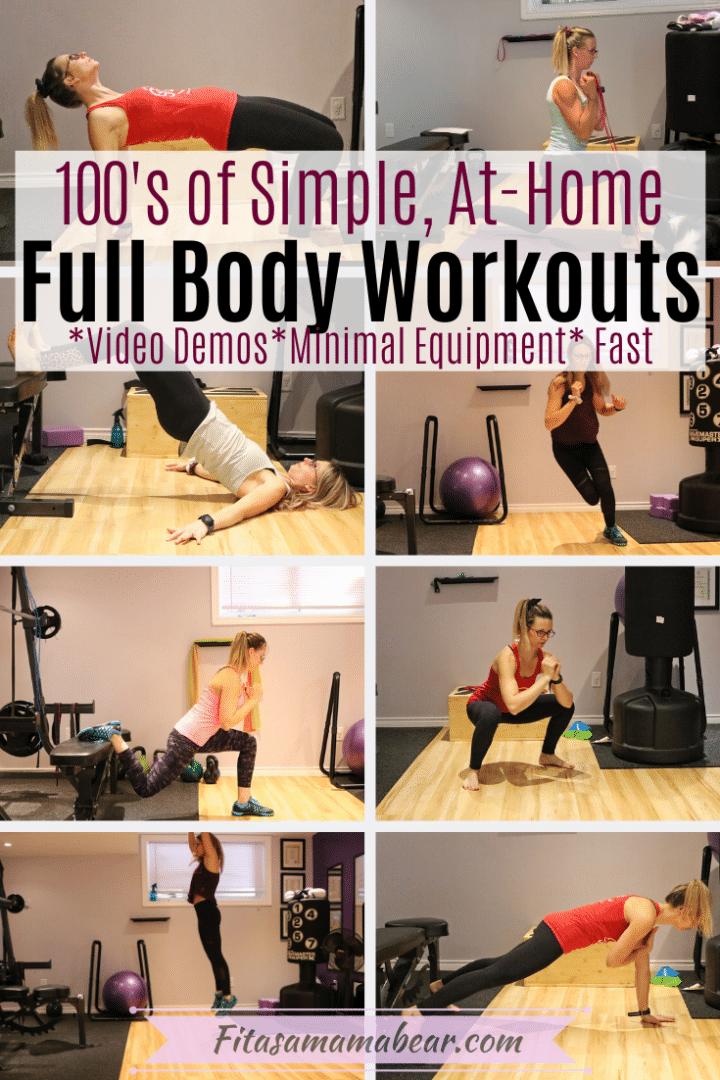 Full Body Workouts AtHome For Moms (with video) Fit As A Mama Bear