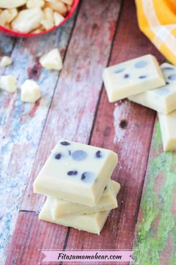 Creamy, White Chocolate, DairyFree Freezer Fudge