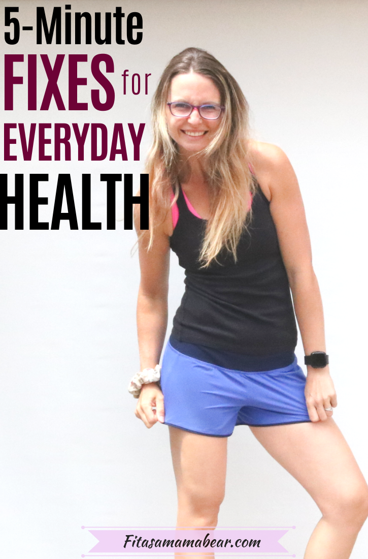 Pinterest image with text: woman in black shirt and blue shirts standing a smiling laughing at the camera