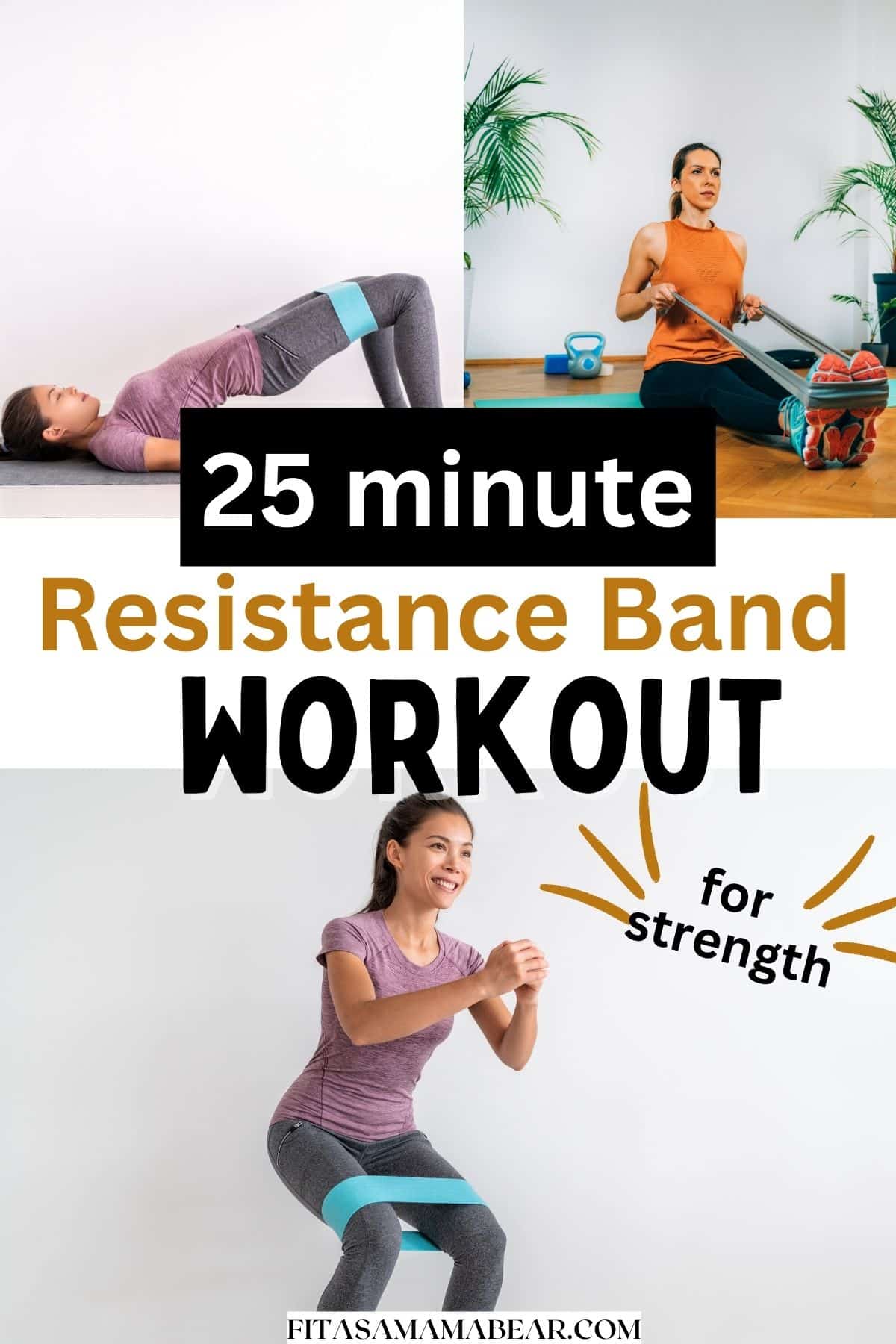 Total Body Resistance Band Workout (With Free PDF Printable)