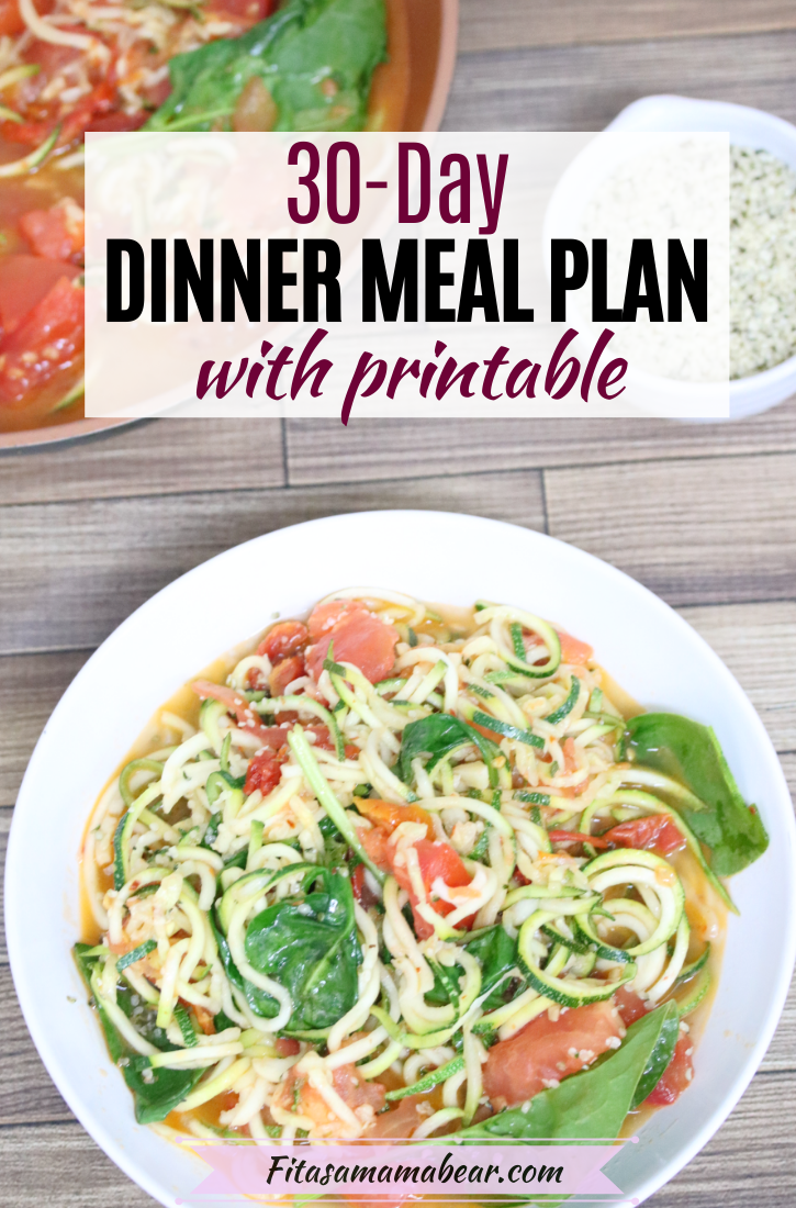 Pinterest image with text: zucchini noodles in a white bowl with tomatoes and more sauce in a pan behind it