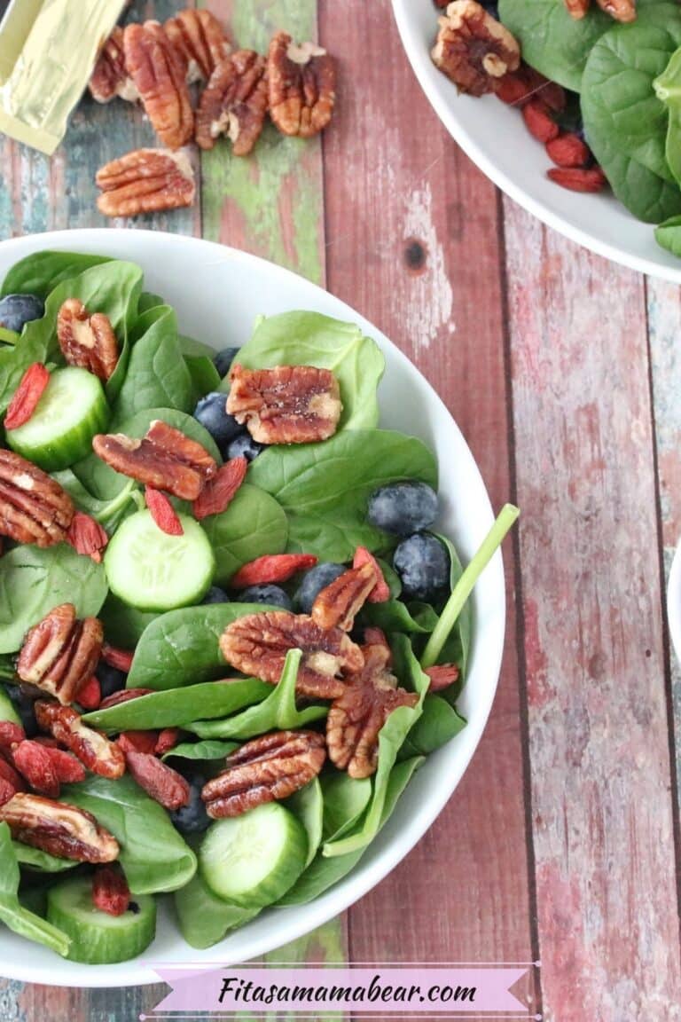 Refreshing GlutenFree Spinach Salad