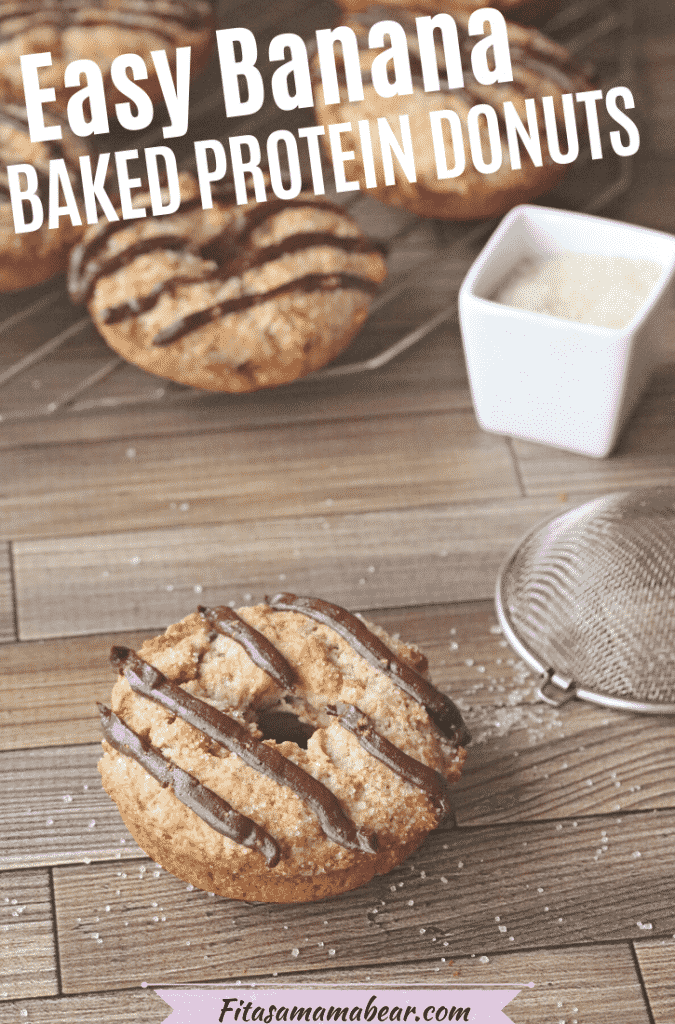 Easy Vanilla Protein Donuts GF/V (with video) I Fit As A Mama Bear