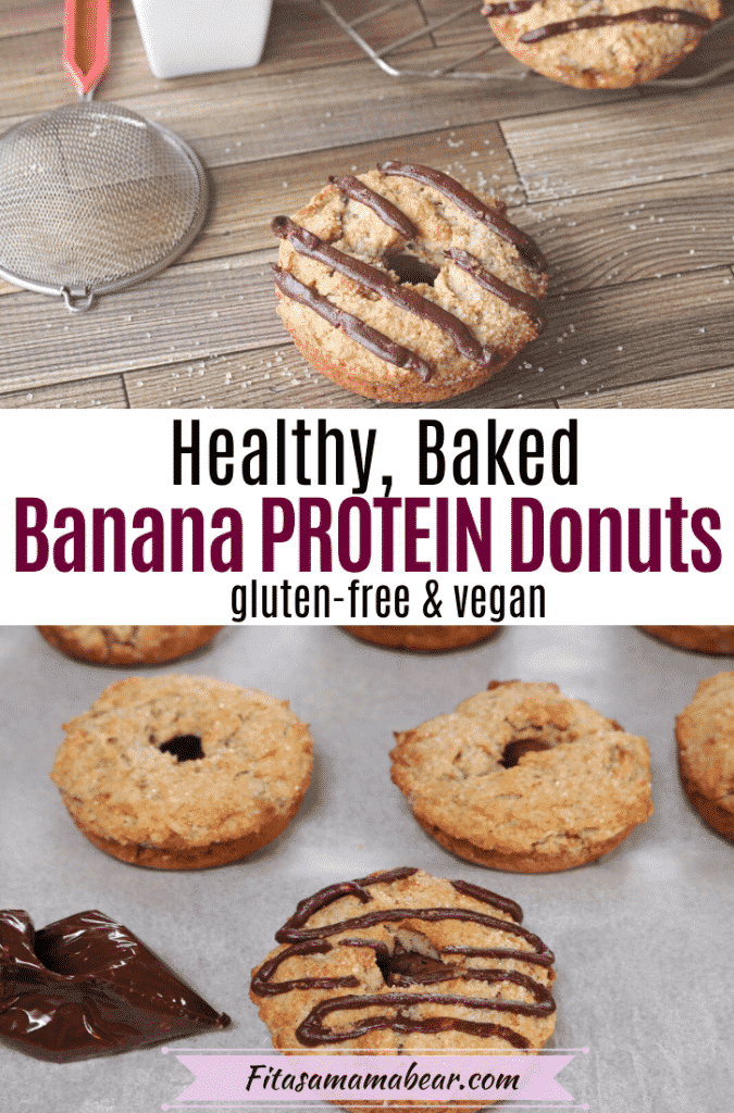 Easy Vanilla Protein Donuts GF/V (with video) I Fit As A Mama Bear