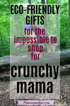 Pinterst image with text: woman in purple shirt and blue shorts performing a yoga pose on a fallen tree with a text block over top of the image