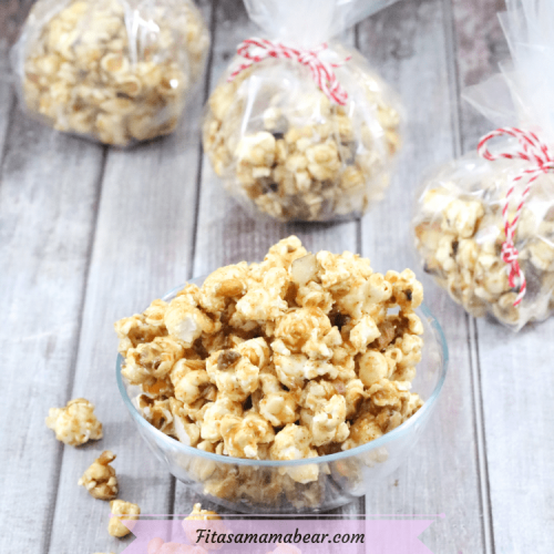 Healthy Caramel Popcorn Recipe Without Corn Syrup (Great Food Gift)