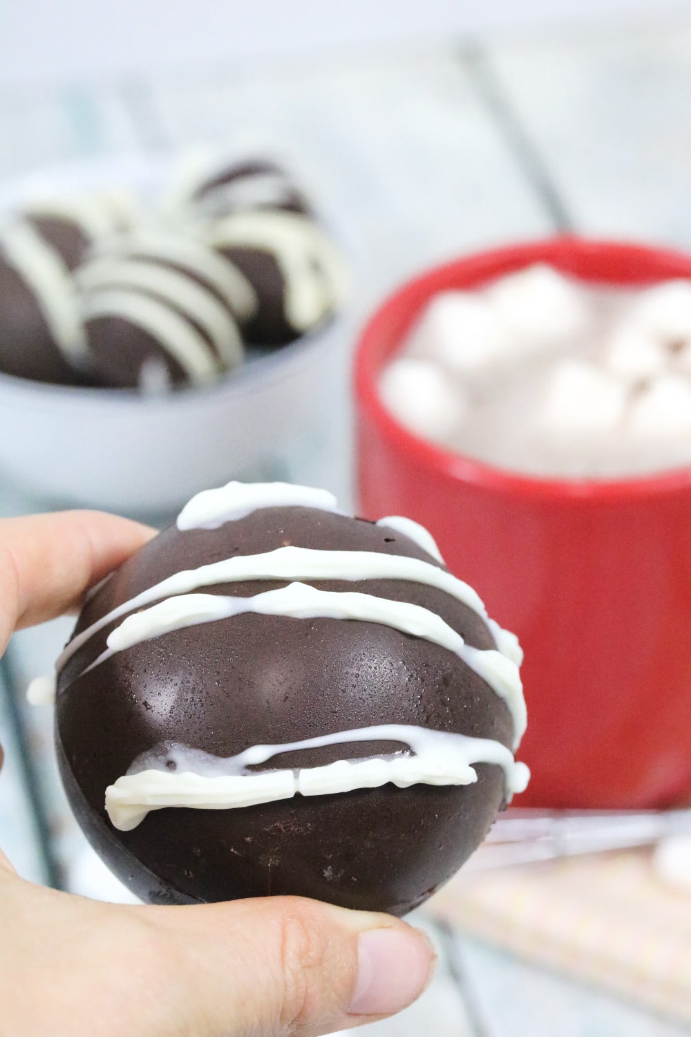 Classic Homemade Hot Chocolate Bombs (with marshmallows)