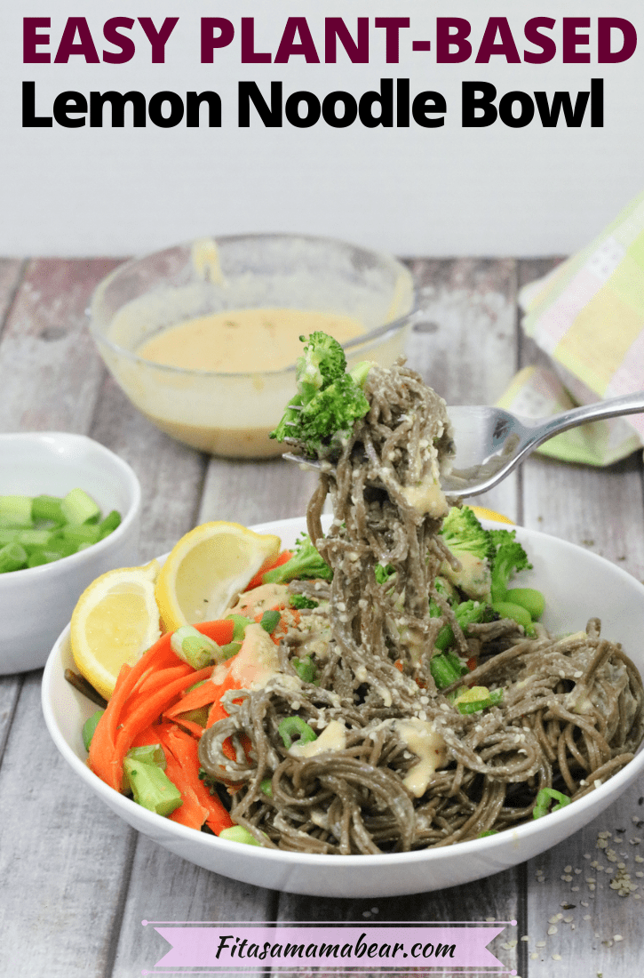 Refreshing Lemon Soba Noodle Bowl
