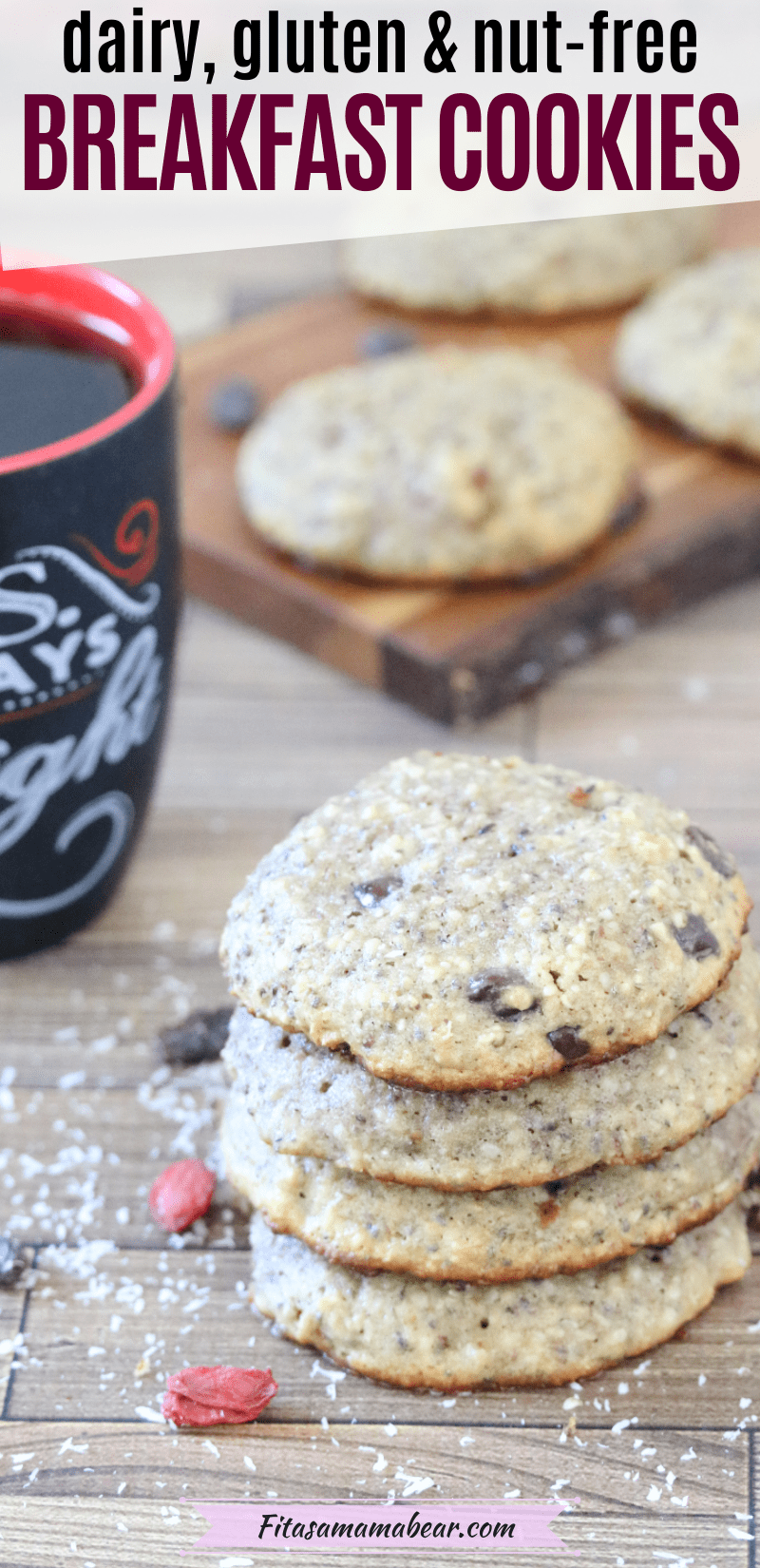 Paleo Breakfast Cookies (No Banana, GrainFree))