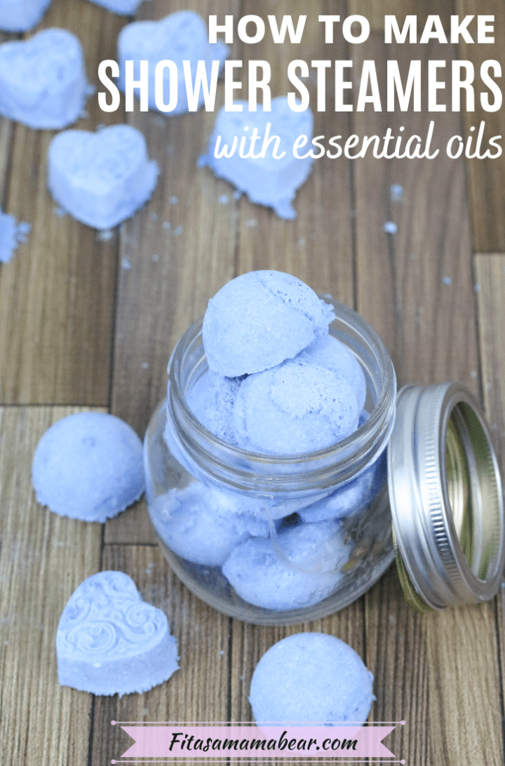 How To Make DIY Shower Steamers For Energy & Stress (with video)