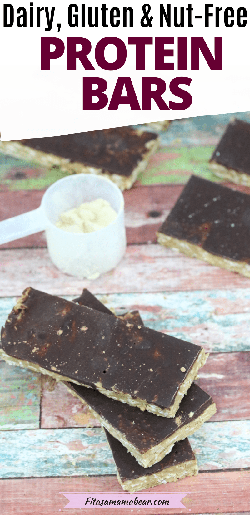 Homemade NutFree Protein Bars (dairyfree, glutenfree)