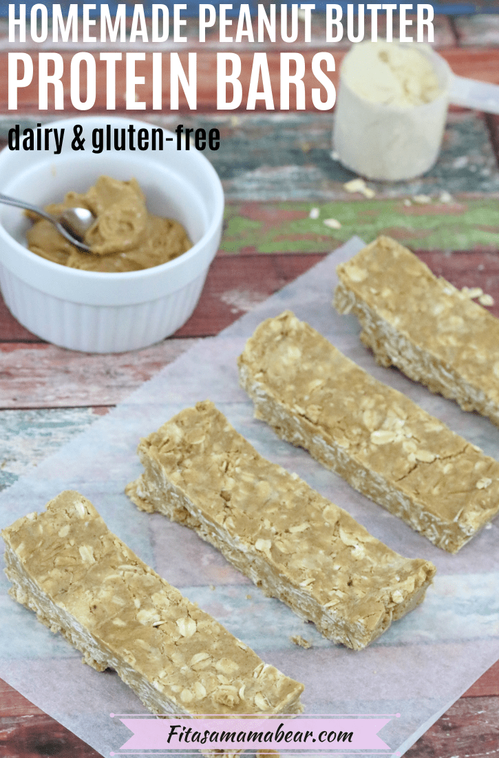 Vanilla Peanut Butter Protein Bars Recipe (Dairy + GlutenFree)