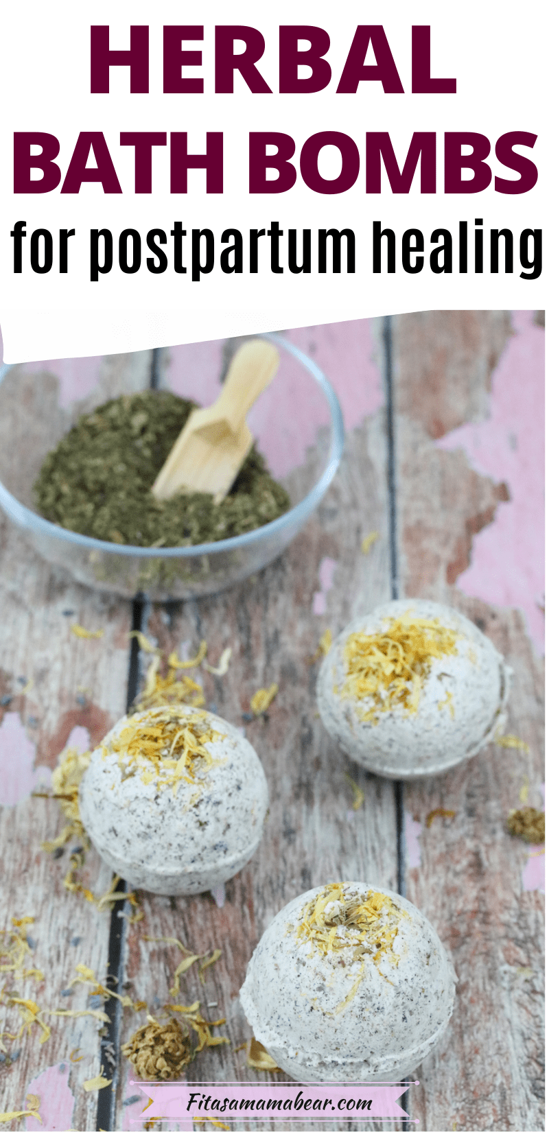 Herbal Bath Bombs For Postpartum Care (Sitz Bath) With Video