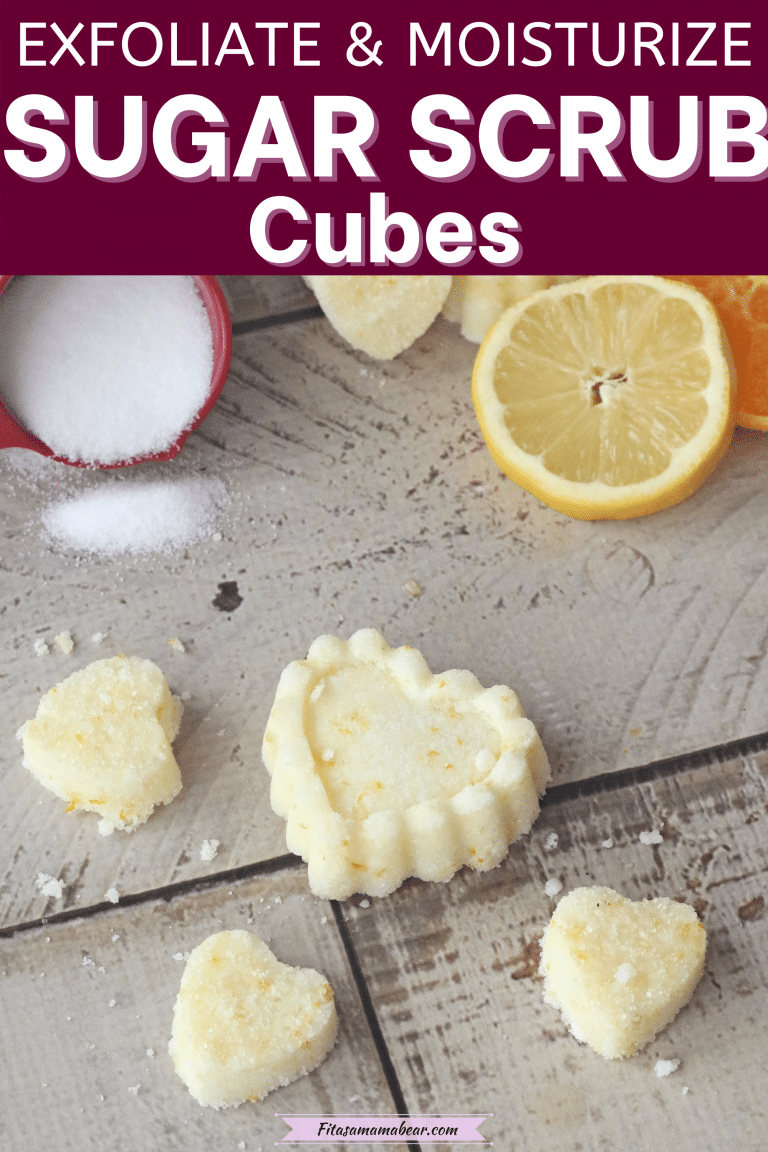 DIY Exfoliating Sugar Scrub Cubes (For Body & Legs) With Video