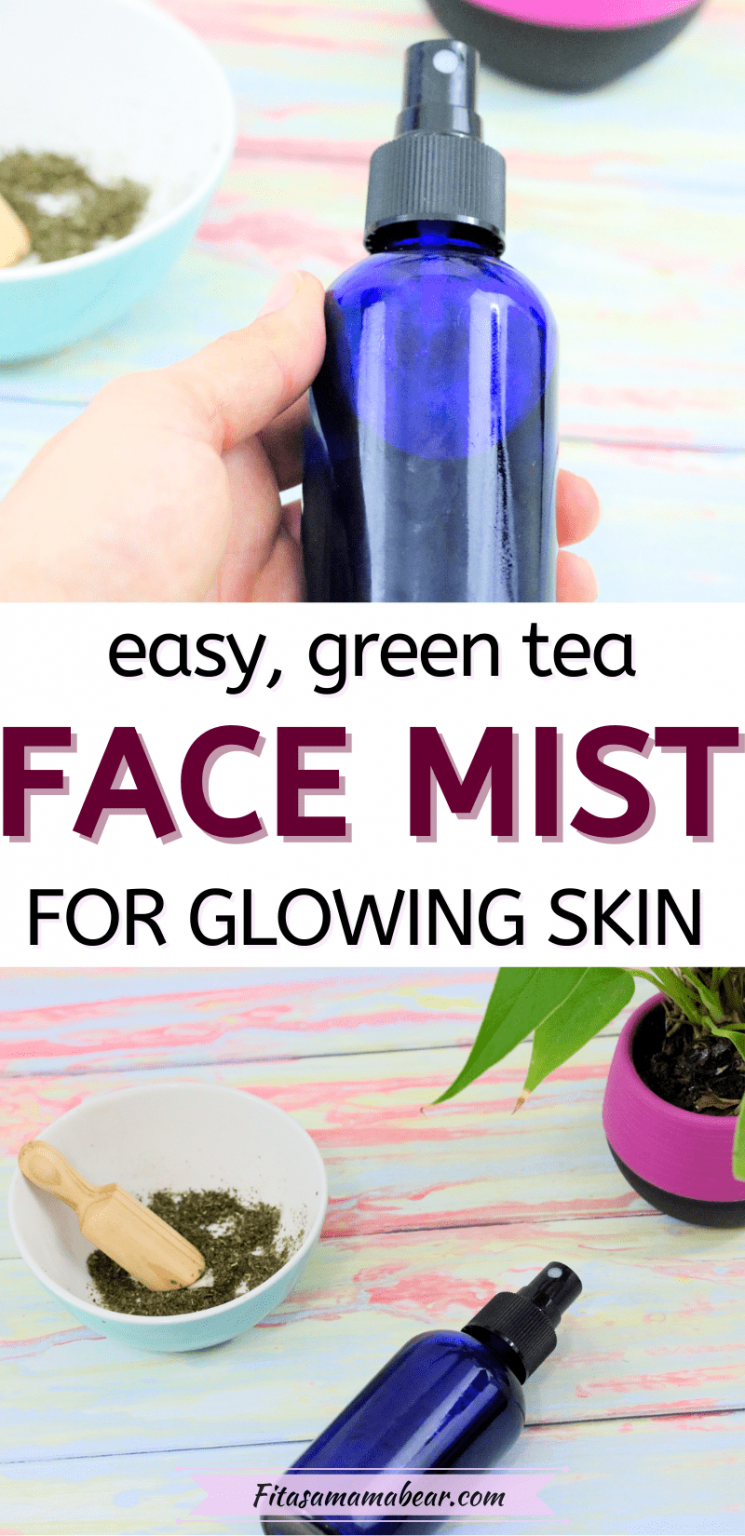 DIY Face Mist For Glowing Skin (Made With Green Tea) With Video