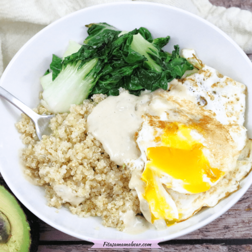 Savory Quinoa Breakfast Bowl With Bok Choy (Dairy & GlutenFree)