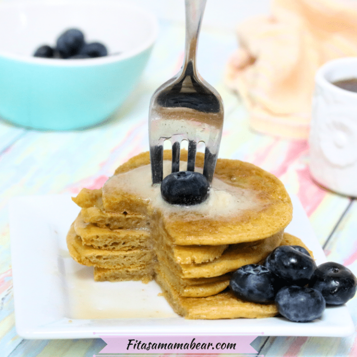 DairyFree Protein Pancakes (4 Ingredients, No Banana)