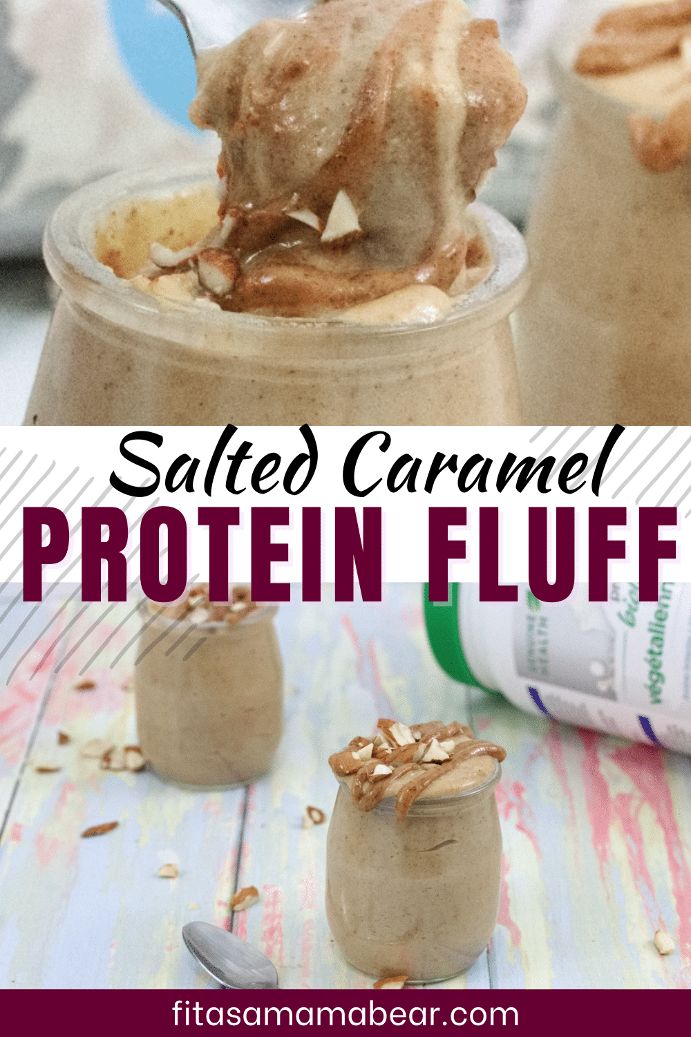 Vegan Caramel Protein Fluff (High Protein, Healthy Bedtime Snack)