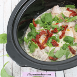 Creamy Slow Cooker Tuscan Chicken (Dairy-free, Paleo, Whole30)