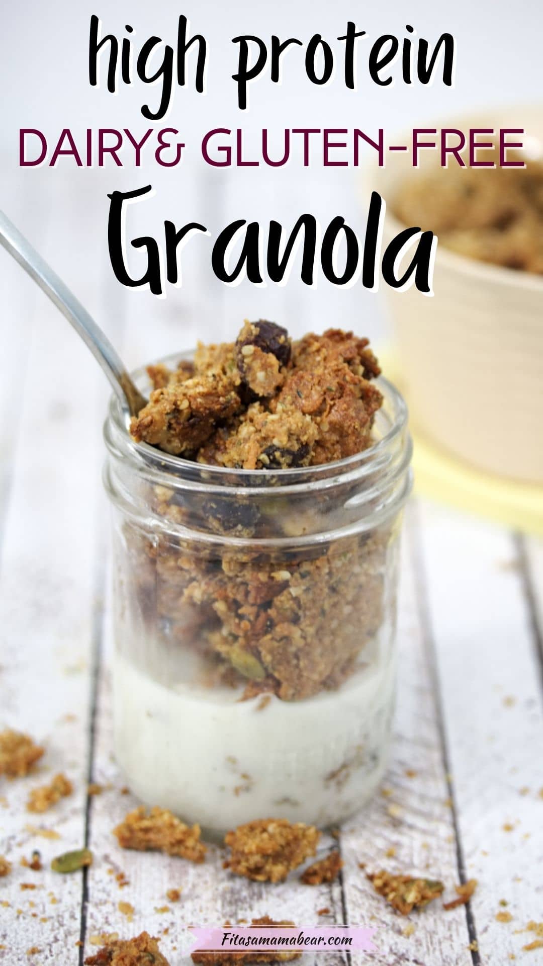 High Protein Granola Recipe Without Protein Powder (GlutenFree)