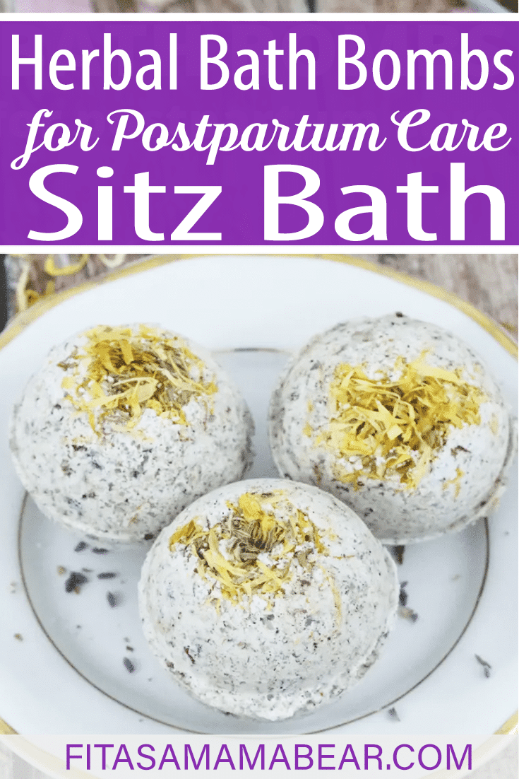 Herbal Bath Bombs For Postpartum Care (Sitz Bath) With Video