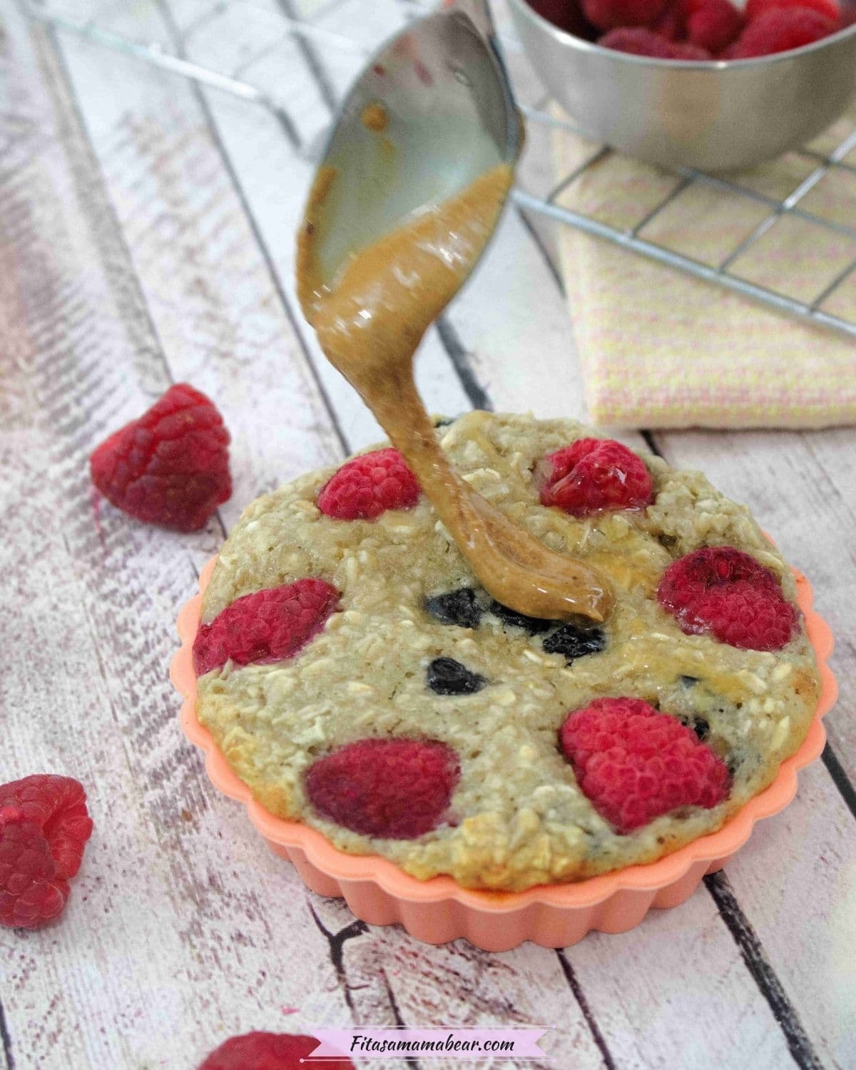Berry Baked Protein Oatmeal
