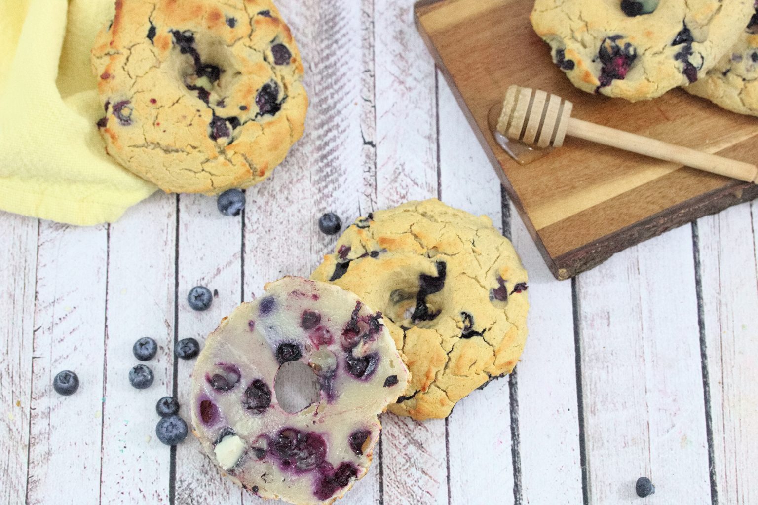 GlutenFree Blueberry Bagels