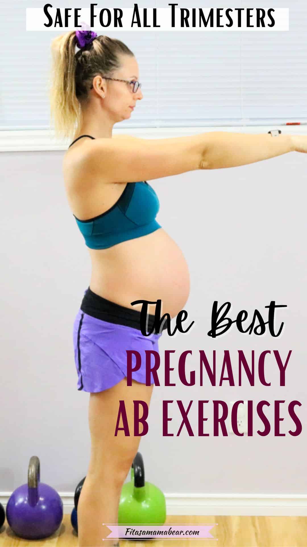 5 Minute Safe Pregnancy Core Workout For Every Trimester