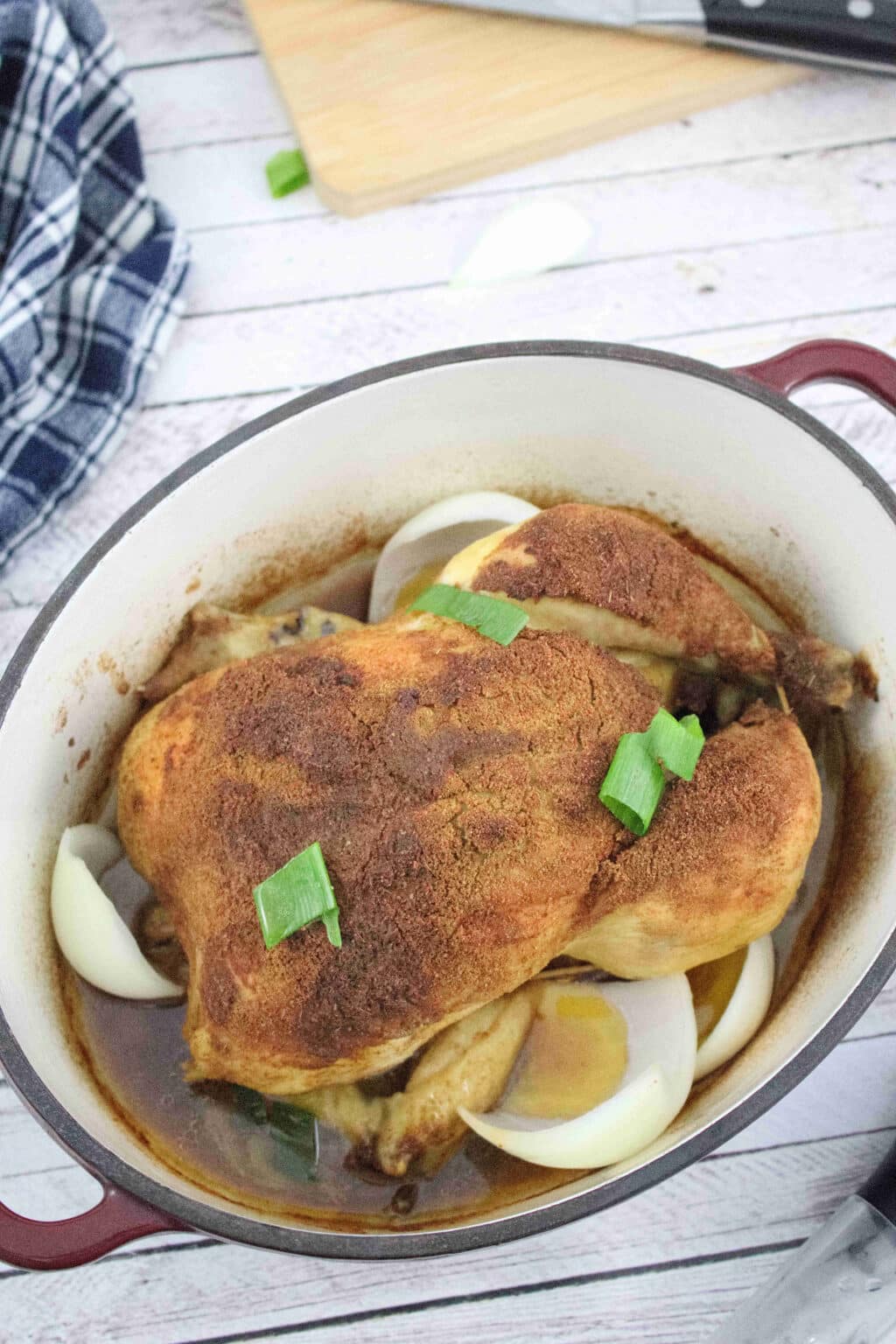 How To Cook A Juicy Dutch Oven Whole Chicken