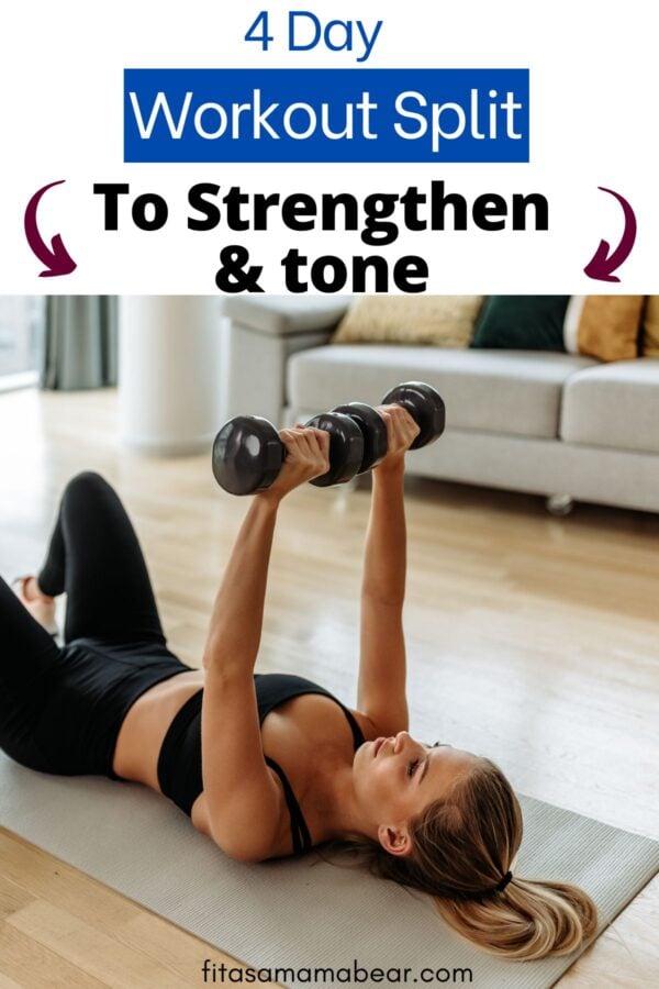 4 Day Female Workout Plan [PDF] - Fit as a Mama Bear