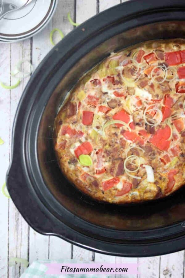 Slow Cooker Whole30 Breakfast Casserole (GlutenFree)