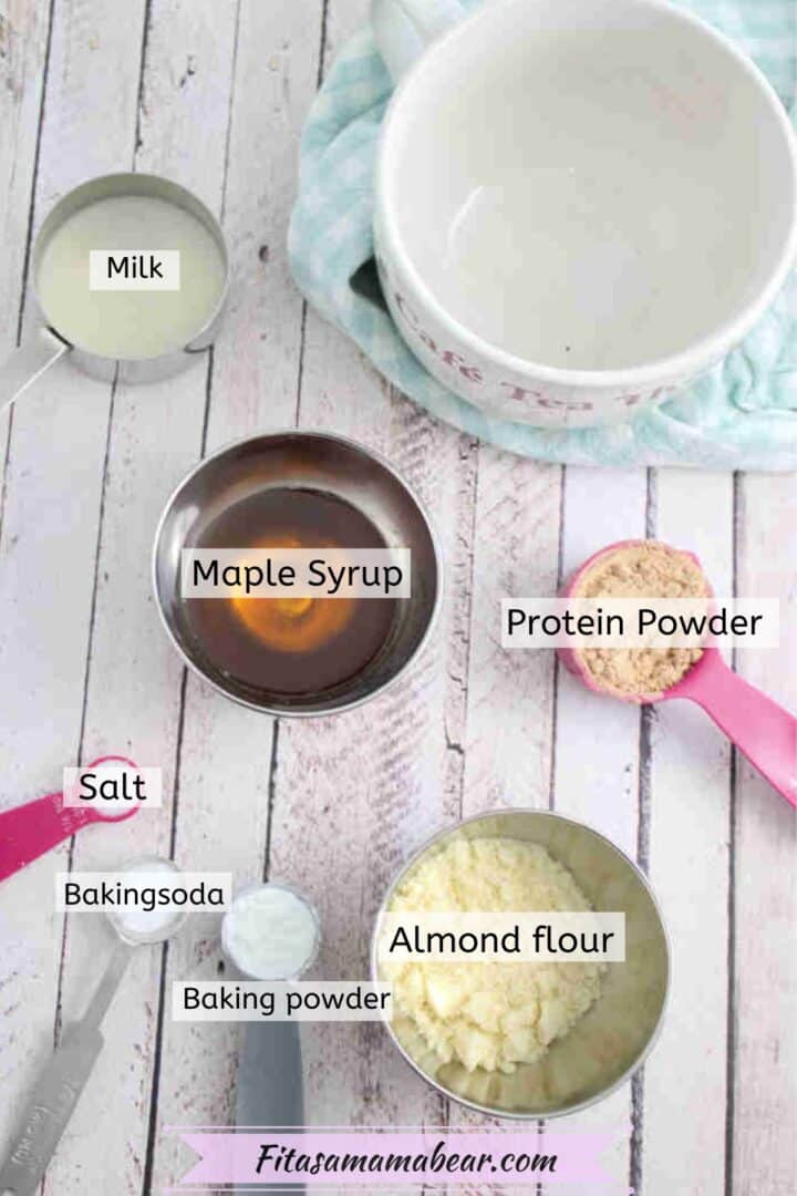 Salted Chocolate Protein Powder Mug Cake (13g protein)