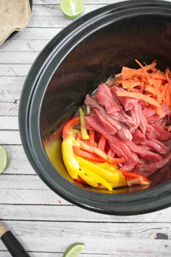 Slow Cooker Beef Fajitas (Gluten-Free)