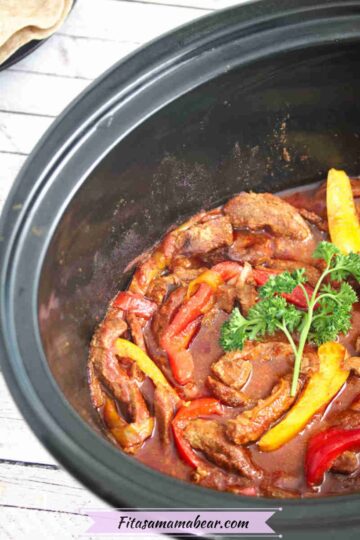 Slow Cooker Beef Fajitas (Gluten-Free)